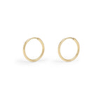 14kt. Geelgouden Setje Oorringen (Hoops) – 0.8 MM