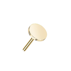14kt. Geelgouden Push-in Labret met Platte Ronde Top – 3 mm