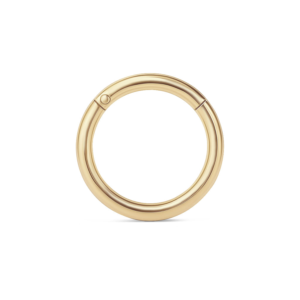 14kt. Yellow Gold Segment Ring with Hinge – 1.2 mm