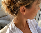 14kt. Geelgouden Setje Oorstuds met Ronde Top – 0.8 mm – 5 mm